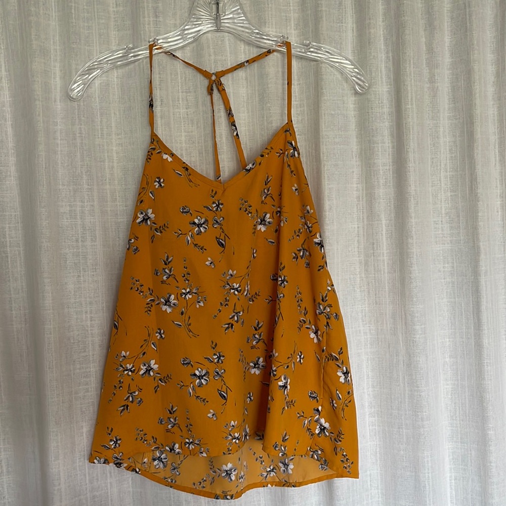 Yellow Floral Top